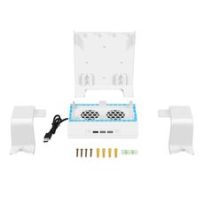 Per XBOX Series S Base multifunzione RGB di raffreddamento a parete con ventola e gancio (bianco)