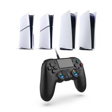 Per PS5 / PS5 Slim / PC Controller cablato con programmazione macro Giroscopio a sei assi