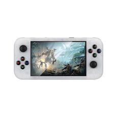 Console di gioco portatile retrò RG50XX da 5 pollici Sistema Linux integrato 15000+ giochi (bianco)