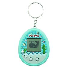 Giocattolo elettronico per animali domestici Feed Genie Nostalgic Virtual Cyber ​​Digital Game Portachiavi Giocattolo per bambini, Stile: Cactus (Verde)