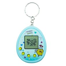 Giocattolo elettronico per animali domestici Feed Genie Nostalgic Virtual Cyber ​​Digital Game Portachiavi Giocattolo per bambini, Stile: Pulcino (Blu)