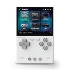 TRIMUI BRICK Console tascabile open source portatile wireless Bluetooth HD Retro Arcade, dimensioni: 256G (bianco)