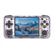 Console di gioco portatile wireless open source ANBERNIC RG35XXH, memoria: standard 32G+128G (viola trasparente)