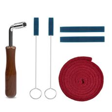 Set di strumenti per accordare il pianoforte, chiave a nastro per accordare, accessori per strumenti musicali, stile: blu, 6 pezzi/set
