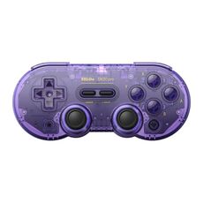 Gamepad multipiattaforma Bluetooth wireless traslucido SN30 Pro Retro Special Edition di 8BitDo (viola)