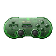 Gamepad multipiattaforma Bluetooth wireless traslucido SN30 Pro Retro Special Edition di 8BitDo (verde)