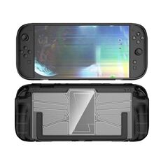 Per Nintendo Switch 2 Console di gioco TPU + PC Custodia monoblocco antiurto (nero)