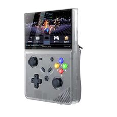 Console di gioco portatile R43 Pro 4K HD con schermo da 4,3 pollici, lettore videogioco portatile per la casa, specifiche: nero traslucido 64 GB