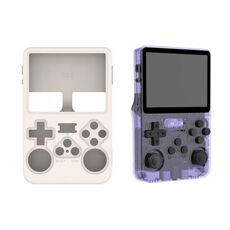 Custodia protettiva antipolvere in silicone per console di gioco portatili ANBERNIC R36S (beige)