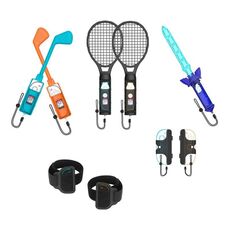 JYS JYS-NS2281 per Nintendo Switch 2 Sports Kit sportivo da gioco 9 in 1 con impugnatura sinistra e destra