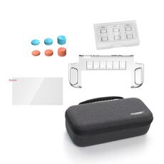 DOBE TNS-5112 per Switch 2 10 in 1 Custodia per host + Custodia in cristallo + Pellicola temperata + Set di protezione anticaduta per tastiere a bilanciere