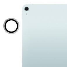 Per iPad Air 11/13 2025/2024 ENKAY Hat-Prince 9H Obiettivo della fotocamera posteriore Pellicola in vetro temperato in lega di alluminio (argento)