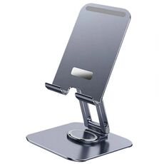 Supporto per telefono da tavolo in lega di alluminio con supporto girevole per tablet cellulare JMARY MK-61