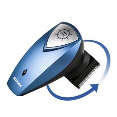 MARSKE MS-5013 Tagliacapelli elettrico self-service da uomo Rasoio rotante a 360 gradi (blu)