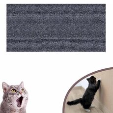 Tappetino antigraffio per gatti autoadesivo ritagliabile 40 x 100 cm Tiragraffi per gatti da arrampicata fai-da-te (grigio scuro)