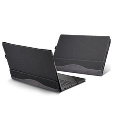 Custodia protettiva antiurto in pelle per laptop HP Envy X360 da 15 pollici 15-fe 2023 (nera)