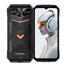 [Magazzino HK] Telefono robusto DOOGEE Vmax Plus 5G, 16 GB+512 GB, Android 14 MediaTek Dimensity 7050 Octa Core da 6,58 pollici, Rete: 5G, OTG, NFC (Nero)