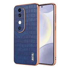 Custodia per telefono a copertura totale con cornice elettrolitica per vivo S19 AZNS (blu)