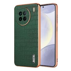 Per vivo X90 / X90s AZNS Custodia per telefono con struttura in coccodrillo elettrolitico a copertura totale (verde)