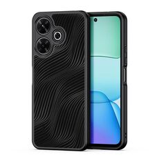 Custodia per telefono in TPU + PC effetto satinato DUX DUCIS Aimo Series per Redmi 13 4G / Redmi Note 13R (nero)