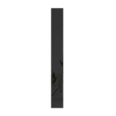 10x100 cm Adesivi murali specchio 3D Bellissimo bordo Striscia decorativa Soggiorno TV Sfondo Decorativo autoadesivo Linea di cintura Cucito (Nero)