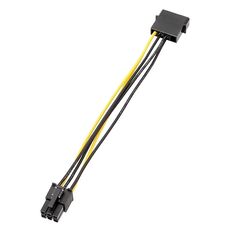 Cavo adattatore per scheda grafica con cavo di alimentazione da 4 pin a 6 pin grande da 15 cm