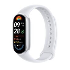 [Magazzino HK] Originale Xiaomi Smart Band 9 Global 1.62 pollici AMOLED Screen 5ATM impermeabile Smart Watch, supporta ossigeno nel sangue / cardiofrequenzimetro (argento)