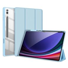 Custodia per tablet in pelle antiscivolo DUX DUCIS TOBY Series per Samsung Galaxy Tab S10 Ultra con funzione di sospensione/riattivazione (blu)
