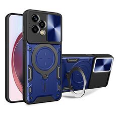 Per Honor 200 Lite Global CD Texture scorrevole Camshield Custodia magnetica per telefono (blu)