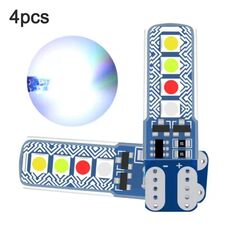 4 pezzi/pacco T10 3030 perline lampada 8SMD luci di ingombro per auto luce targa
