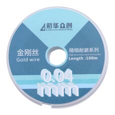 Filo diamantato per separazione schermo LCD curvo da 0,04 mm x 100 m