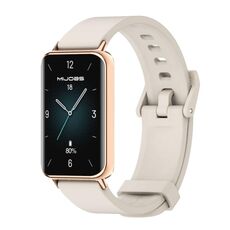 Per Honor Band 9 MIJOBS Cinturino in silicone tinta unita (grigio oro rosa)