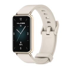 Per Honor Band 9 MIJOBS Cinturino in silicone tinta unita (grigio oro chiaro)