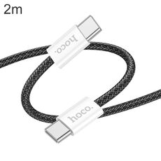 Cavo dati di ricarica hoco X104 USB-C / Type-C a USB-C / Type-C Source 60W, lunghezza: 2 m (nero)
