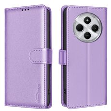 Per Redmi 14C 4G Custodia in pelle antifurto con texture Litchi RFID (viola)