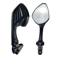 Accessori per specchietti retrovisori per la modifica del motociclo per Kawasaki (nero)