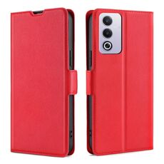 Per OPPO A3 Pro 5G India Custodia per telefono in pelle con fibbia laterale ultrasottile e flip orizzontale (rosso)