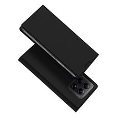 Custodia in pelle flip per Xiaomi 14T Pro DUX DUCIS Skin Pro Series (nera)