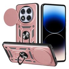 Per Redmi Note 14 Pro+ 5G Custodia per fotocamera scorrevole TPU+PC (oro rosa)