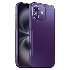 Per iPhone 16 Blade Slim AG Custodia antiurto opaca per telefono (viola scuro)