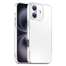 Per iPhone 16 Blade Slim AG Custodia antiurto opaca per telefono (bianca)