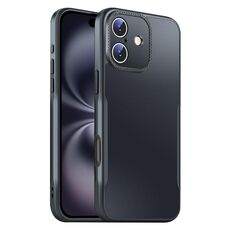 Per iPhone 16 Blade Slim AG Custodia antiurto opaca per telefono (nero)