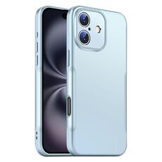 Per iPhone 16 Blade Slim AG Custodia antiurto opaca per telefono (blu)