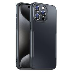 Per iPhone 15 Pro Max Blade Slim AG Custodia antiurto opaca per telefono (nero)