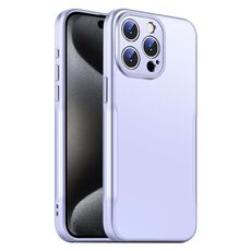 Per iPhone 15 Pro Blade Slim AG Custodia antiurto opaca per telefono (viola)
