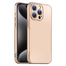 Per iPhone 15 Pro Blade Slim AG Custodia antiurto opaca per telefono (oro deserto)