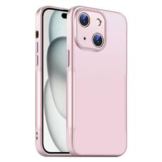 Per iPhone 15 Plus Blade Slim AG Matte Custodia antiurto per telefono (rosa)
