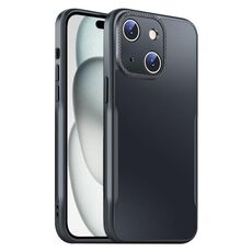 Per iPhone 15 Plus Blade Slim AG Custodia antiurto opaca per telefono (nero)