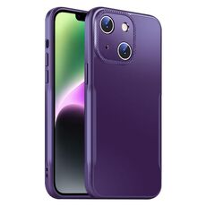 Per iPhone 14 Blade Slim AG Custodia antiurto opaca per telefono (viola scuro)