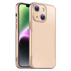 Per iPhone 14 Blade Slim AG Custodia antiurto opaca per telefono (oro deserto)